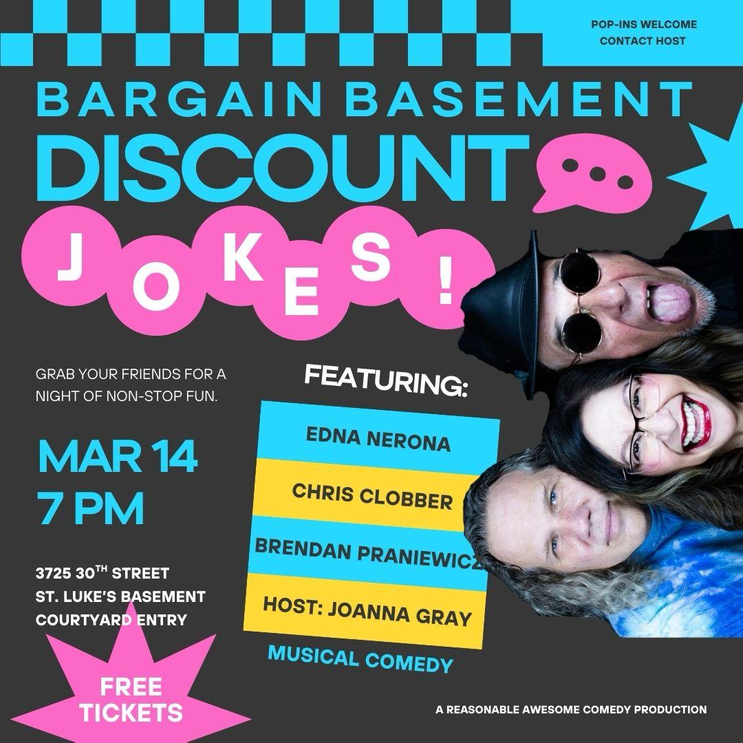 Less Than Four Play (Musical Comedy Trio):  Brendan Praniewicz, Edna Nerona, Chris Clobber